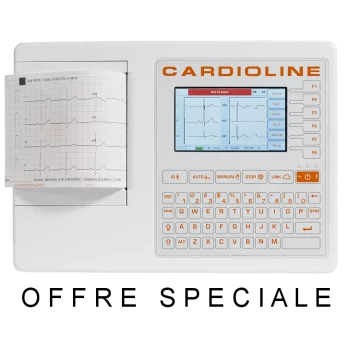 Electrocardiógrafo ECG 100S (6 canales) con opción de interpretación de Cardioline