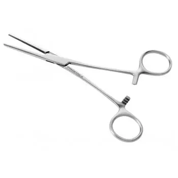 Pinza Halsted  recta Holtex 13 cm