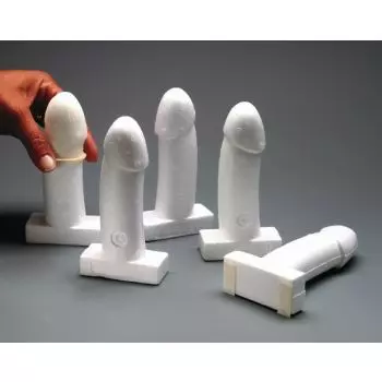 Kit de 20 modelos de poliestireno para la práctica de la colocación de un preservativo L75 Erler Zimmer