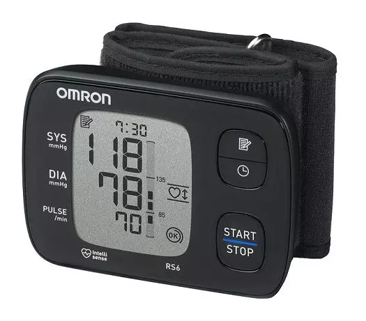 Tensiómetro electrónico OMRON RS6 HEM-6221-E de muñeca 