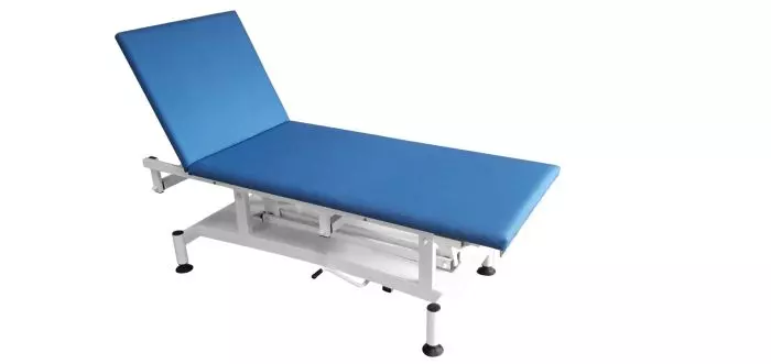 Camilla de reconocimiento hidráulica de 2 secciones Caix Vog Medical