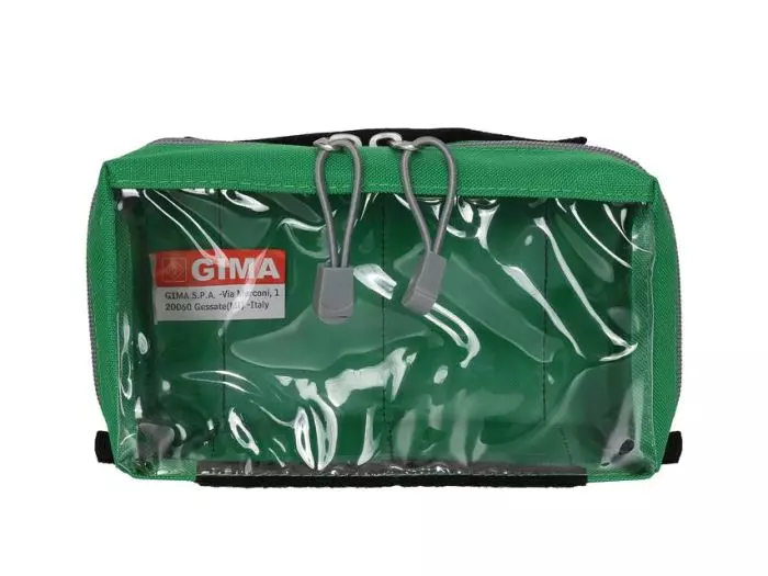 Bolsa rectangular E1 con ventana y asa
