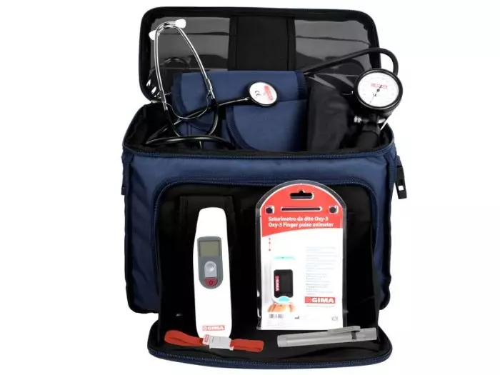 Maletín médico completo para diagnóstico GIMA 1