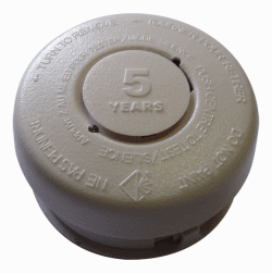 Detector de humo Hestec, certificado NF