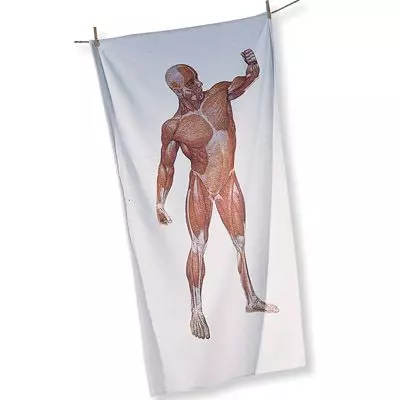 Toalla de baño ""El hombre muscular"" W11841