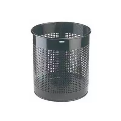 Papelera de rejilla Rossignol Papea 15L Negra perforada