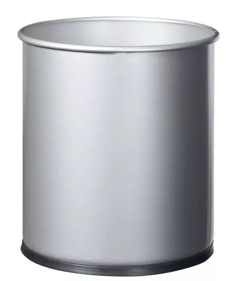 Papelera Rossignol Papea 15L Gris Metal 9006