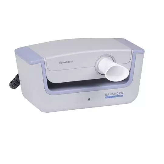 Espirómetro de ultrasonidos Schiller SpiroScout PC con software LFX