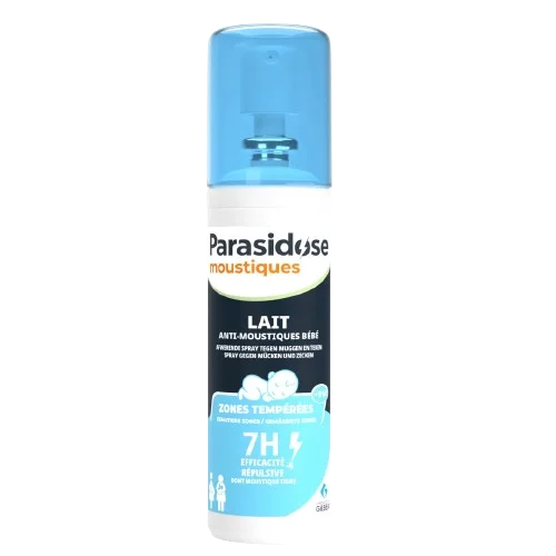 Loción antimosquitos para bebés Parasidose (100 ml)