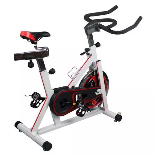 Bicicleta estática spinner Care Speed Racer electrónica Blanca 74503