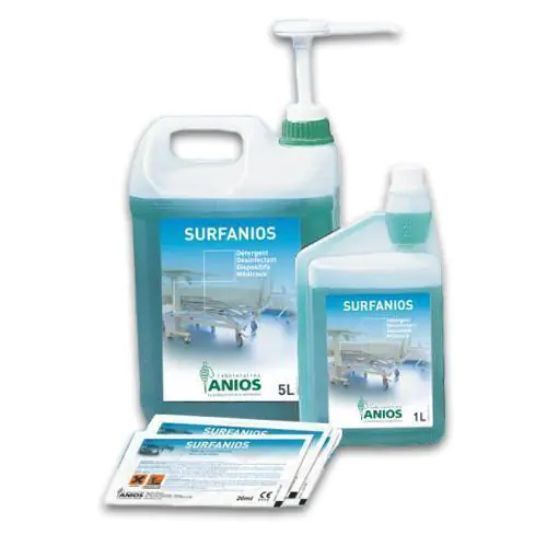 Detergente desinfectante suelos y superficies Surfanios Lemon 