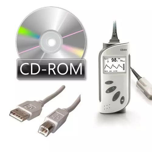 Software para oximetro de pulso Edan H100B para PC