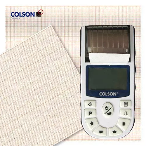 Papel para ECG Colson CMS80 Microruler 12/1