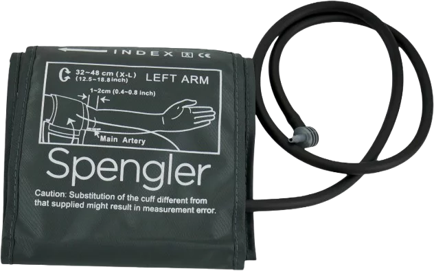 Manguito de tensión arterial gris Spengler para Autotensio y Tensonic (32-48 cm)