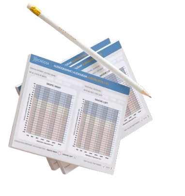 Cuaderno de audiogramas - 100 páginas