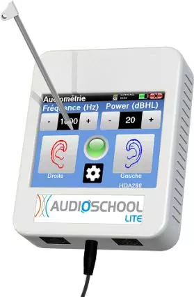 Audiómetro de detección Audioschool LITE de Echodia