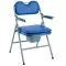 Silla de WC plegable Invacare Omega H407 Azul 