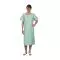 Bata médica para mujer Blepi verde con paramento verde Mulliez