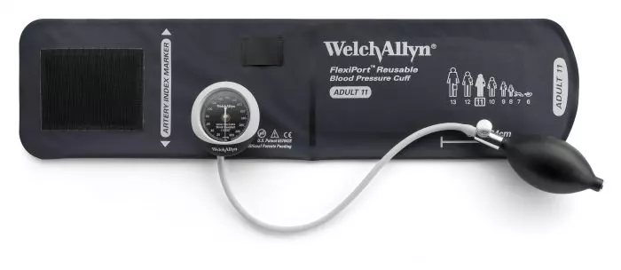 Esfigmomanómetro aneroide integrado DS45 serie Plata Welch Allyn