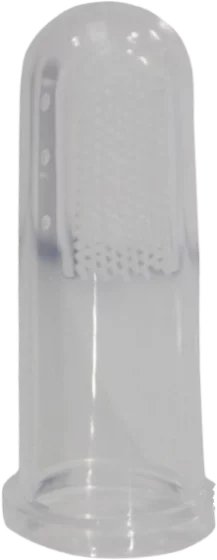 Cepillo de dientes con dedos de silicona