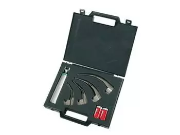 Equipo de laringoscopio acero fibra óptica Comed