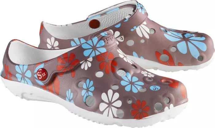 Zuecos Sanitarios para Mujer Schu'zz Globule Choco Flower