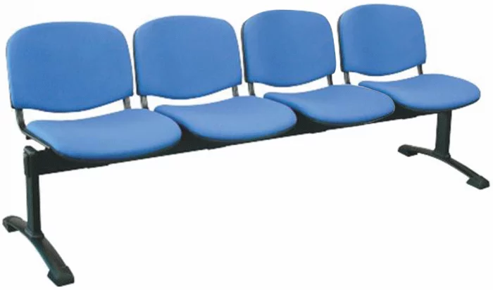 Banco de 4 asientos en tela Hidemar 