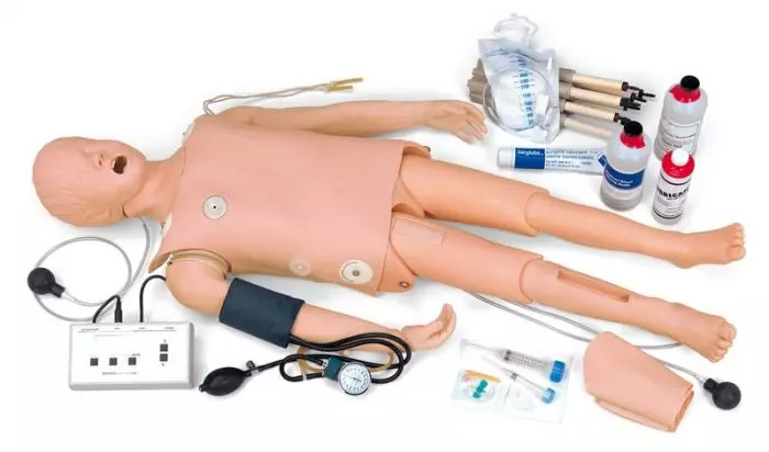 Maniquí de entrenamiento RCP cuerpo completo Infantil Erler Zimmer R10154/1