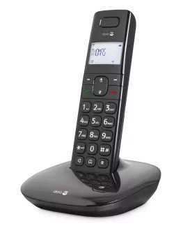 Teléfono inalámbrico DECT Doro Comfort 1010, Negro