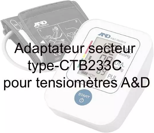 Adaptador de corriente tipo C TB233C para tensiómetros A&D
