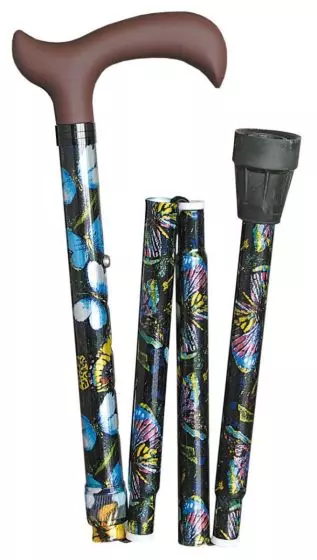 Bastón de marcha ajustable y plegable Herdegen Fashion