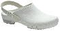Zuecos sanitarios perforados y con tiras de color Blanco Autoclave Clean Clogs Mediplogs