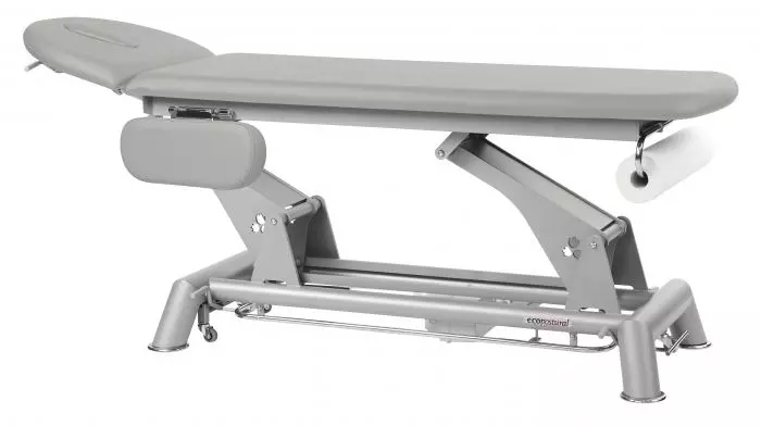 Camilla de masaje eléctrica 2 cuerpos Ecopostural C5924 con apoya-brazos