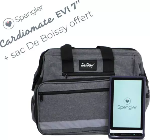 Electrocardiógrafo Spengler Cardiomate EVI (12 canales) con interpretación