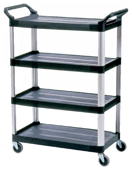 Carrito ABS Hidemar, 4 estantes 