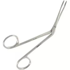 Pinza auricular Hartmann de acero inoxidable de 14 cm