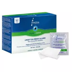 Toallitas limpiadoras para el contorno de los ojos Innoxa Hydravision (x20)
