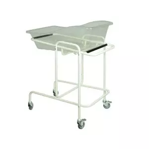 Cuna pediátrica con carrito
