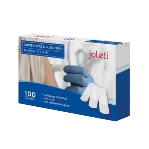 Apósitos para inyección Joleti (caja de 100)
