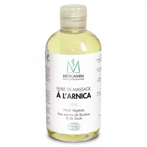 Aceite para masajes con árnica Medicafarm - Frasco de 250 ml