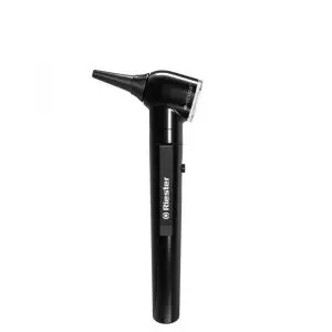 Otoscopio e-scope Riester con fibra óptica LED 3,7 V Negro