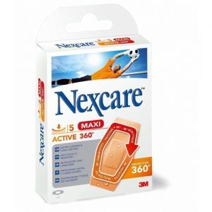 Tiras adhesivas 3M Nexcare Active 360° Maxi, Caja de 5