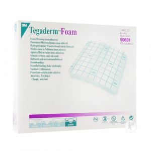 Apositos 3M Tegaderm Foam 90601 10x10 cm Caja de 10