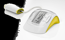 Tensiómetro digital de brazo Medisana MTP, amarillo