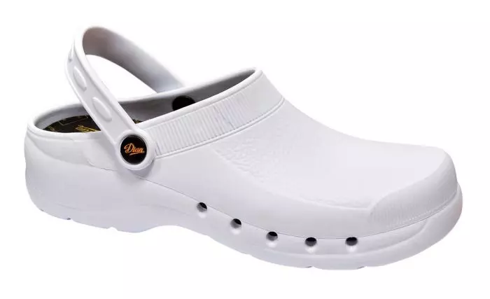 Zuecos de enfermería ultraligeros perforados con correa EVA de Dian