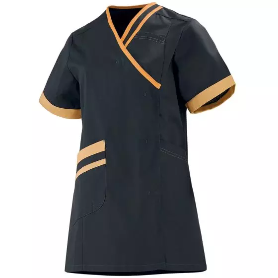 Bata Medica Corta Mujer LILEE 8TCC00PC Carbone/Naranja melon Adolphe Lafont