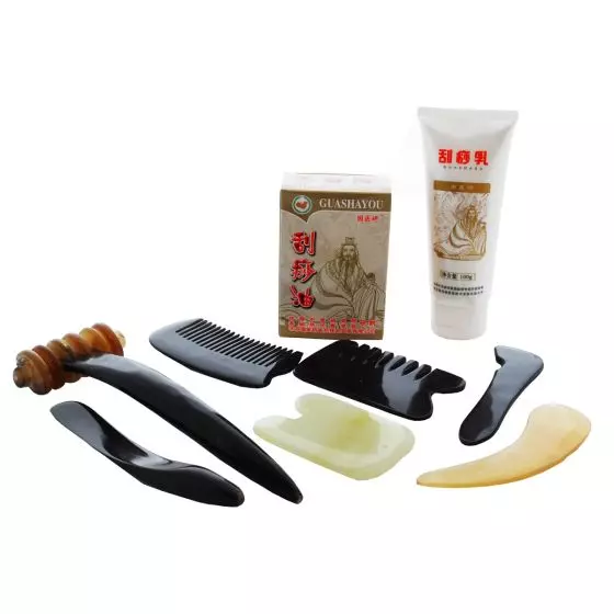 Kit de masaje Gua Sha Premium 3B Scientific 1015616 