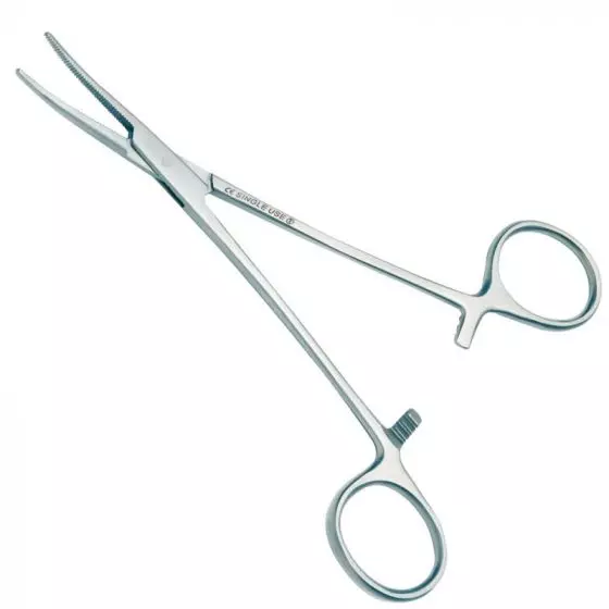 Pinza hemostática Leriche curva sin dientes MTS-05660 LCH