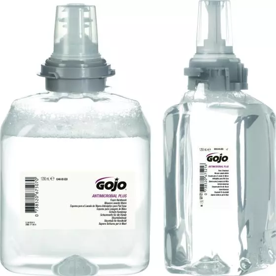 Recarga de espuma lavante para manos Antimicrobial Plus de Gojo