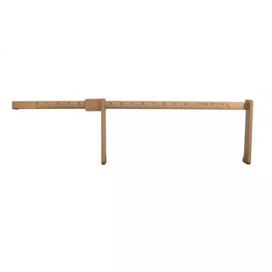 Tallimetro para bebe de madera natural Holtex